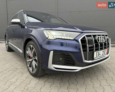 Синий Ауди SQ7, объемом двигателя 4 л и пробегом 185 тыс. км за 74999 $, фото 4 на Automoto.ua
