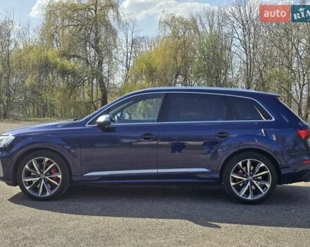 Синий Ауди SQ7, объемом двигателя 4 л и пробегом 182 тыс. км за 68800 $, фото 2 на Automoto.ua