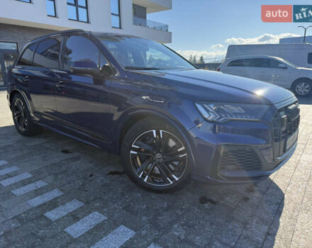 Синий Ауди SQ7, объемом двигателя 3.96 л и пробегом 176 тыс. км за 78000 $, фото 4 на Automoto.ua