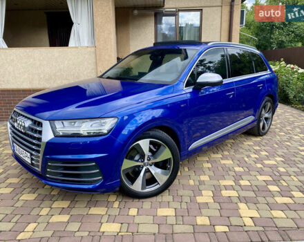 Синій Ауді SQ7, об'ємом двигуна 3.96 л та пробігом 219 тис. км за 39500 $, фото 1 на Automoto.ua
