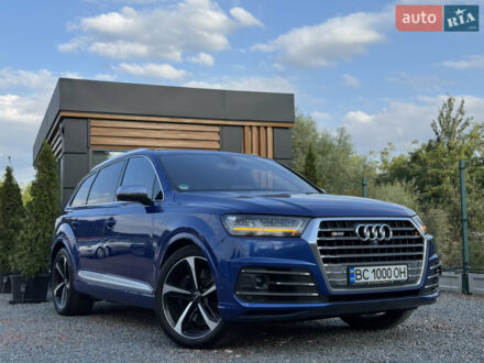 Синій Ауді SQ7, об'ємом двигуна 3.96 л та пробігом 190 тис. км за 42900 $, фото 1 на Automoto.ua