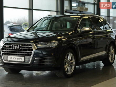 Ауді SQ7 2017 у Ужгороді на Automoto.ua Синій Ауді SQ7, об'ємом двигуна 4 л та пробігом 85 тис. км за 61000 $, фото 1 на Automoto.ua