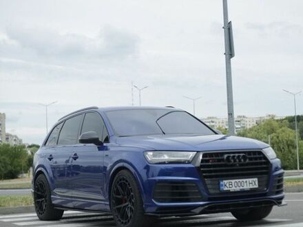 Синий Ауди SQ7, объемом двигателя 3.96 л и пробегом 181 тыс. км за 45000 $, фото 1 на Automoto.ua