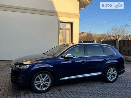 Ауді SQ7 2018 у Кропивницькому (Кіровограді) на Automoto.ua Синій Ауді SQ7, об'ємом двигуна 4 л та пробігом 128 тис. км за 71500 $, фото 1 на Automoto.ua