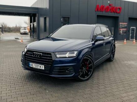Синій Ауді SQ7, об'ємом двигуна 3.96 л та пробігом 160 тис. км за 49445 $, фото 1 на Automoto.ua