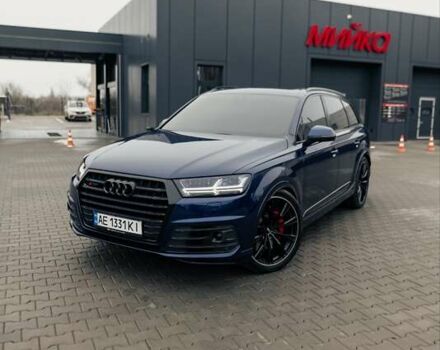 Синій Ауді SQ7, об'ємом двигуна 3.96 л та пробігом 160 тис. км за 49445 $, фото 1 на Automoto.ua