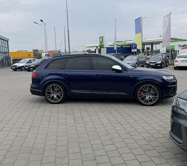 Синій Ауді SQ7, об'ємом двигуна 4 л та пробігом 140 тис. км за 68500 $, фото 1 на Automoto.ua