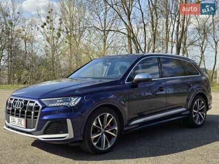Ауди SQ7 2020 в Калуше на Automoto.ua Синий Ауди SQ7, объемом двигателя 4 л и пробегом 182 тыс. км за 73000 $, фото 1 на Automoto.ua