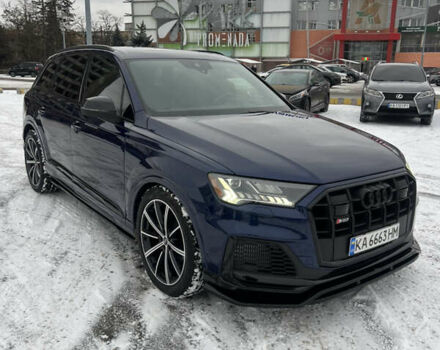 Синий Ауди SQ7, объемом двигателя 4 л и пробегом 51 тыс. км за 69999 $, фото 1 на Automoto.ua