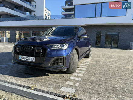 Синий Ауди SQ7, объемом двигателя 3.96 л и пробегом 176 тыс. км за 78000 $, фото 1 на Automoto.ua