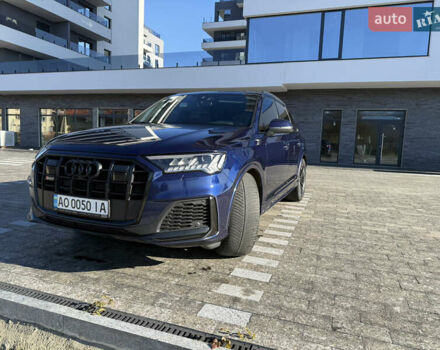 Синий Ауди SQ7, объемом двигателя 3.96 л и пробегом 176 тыс. км за 78000 $, фото 1 на Automoto.ua