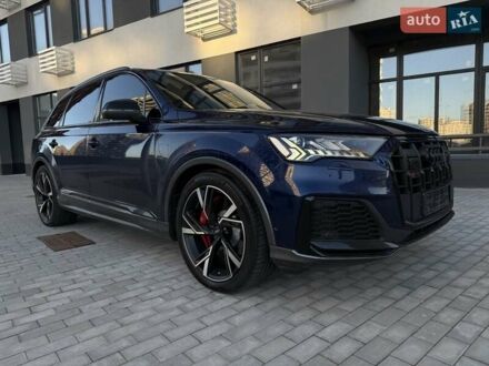 Ауди SQ7 2022 в Киеве на Automoto.ua Синий Ауди SQ7, объемом двигателя 3.96 л и пробегом 165 тыс. км за 77200 $, фото 1 на Automoto.ua