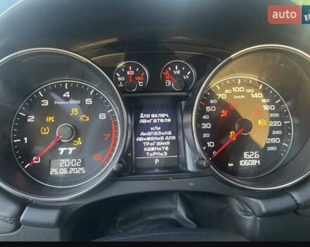 Черный Ауди ТТ, объемом двигателя 1.98 л и пробегом 104 тыс. км за 12000 $, фото 21 на Automoto.ua