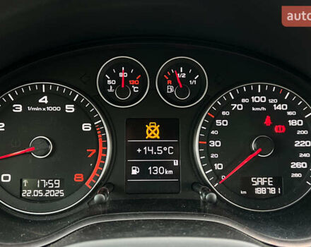 Черный Ауди A3 Sportback, объемом двигателя 2 л и пробегом 188 тыс. км за 9500 $, фото 18 на Automoto.ua