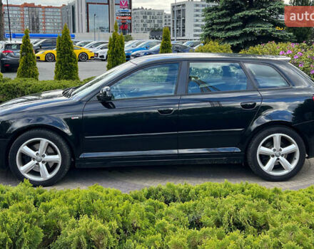 Черный Ауди A3 Sportback, объемом двигателя 2 л и пробегом 188 тыс. км за 9500 $, фото 3 на Automoto.ua