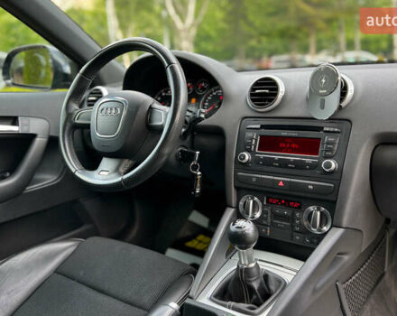 Черный Ауди A3 Sportback, объемом двигателя 2 л и пробегом 188 тыс. км за 9500 $, фото 9 на Automoto.ua