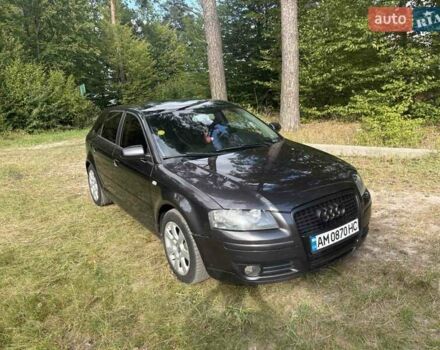 Серый Ауди A3 Sportback, объемом двигателя 1.8 л и пробегом 317 тыс. км за 6850 $, фото 1 на Automoto.ua