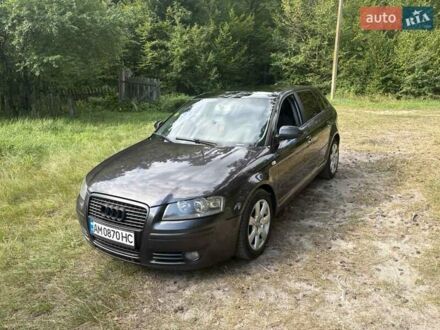 Ауди A3 Sportback 2007 в Житомире на Automoto.ua Серый Ауди A3 Sportback, объемом двигателя 1.8 л и пробегом 317 тыс. км за 6850 $, фото 1 на Automoto.ua