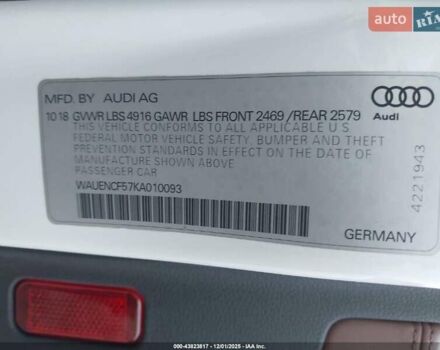 Белый Ауди A5 Sportback, объемом двигателя 0 л и пробегом 81 тыс. км за 7500 $, фото 7 на Automoto.ua