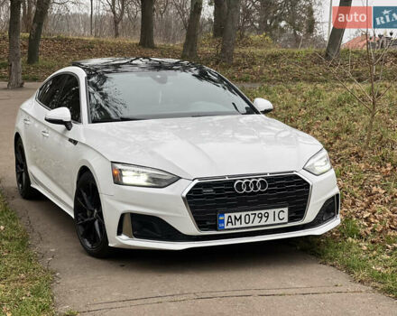 Белый Ауди A5 Sportback, объемом двигателя 1.98 л и пробегом 137 тыс. км за 23350 $, фото 7 на Automoto.ua