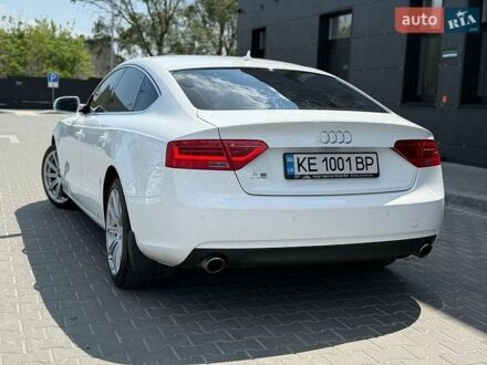 Белый Ауди A5 Sportback, объемом двигателя 2 л и пробегом 130 тыс. км за 13300 $, фото 1 на Automoto.ua