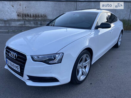 Білий Ауді A5 Sportback, об'ємом двигуна 2 л та пробігом 129 тис. км за 18300 $, фото 1 на Automoto.ua