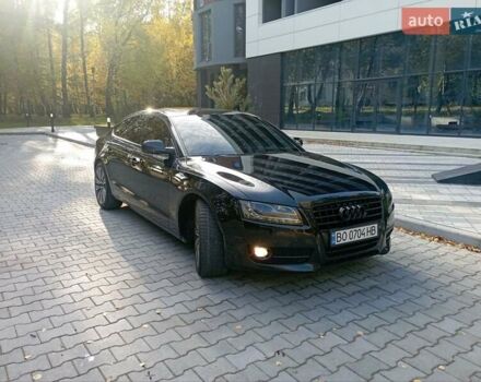 Черный Ауди A5 Sportback, объемом двигателя 2 л и пробегом 200 тыс. км за 9700 $, фото 8 на Automoto.ua