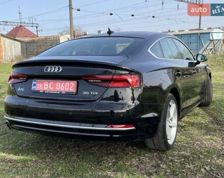 Чорний Ауді A5 Sportback, об'ємом двигуна 2 л та пробігом 71 тис. км за 23200 $, фото 2 на Automoto.ua