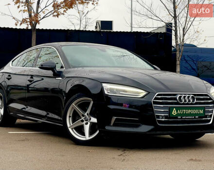 Черный Ауди A5 Sportback, объемом двигателя 2 л и пробегом 71 тыс. км за 22200 $, фото 1 на Automoto.ua