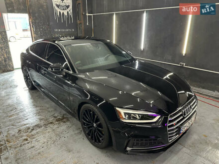 Черный Ауди A5 Sportback, объемом двигателя 1.98 л и пробегом 66 тыс. км за 22500 $, фото 1 на Automoto.ua