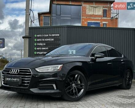 Черный Ауди A5 Sportback, объемом двигателя 2 л и пробегом 62 тыс. км за 23499 $, фото 1 на Automoto.ua