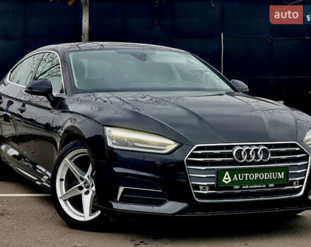 Чорний Ауді A5 Sportback, об'ємом двигуна 2 л та пробігом 71 тис. км за 22200 $, фото 1 на Automoto.ua