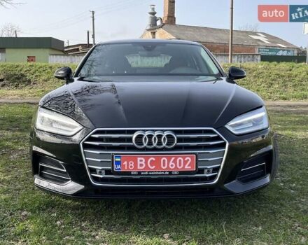 Чорний Ауді A5 Sportback, об'ємом двигуна 2 л та пробігом 71 тис. км за 23200 $, фото 1 на Automoto.ua
