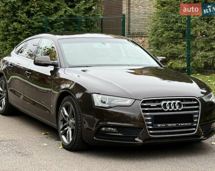 Коричневый Ауди A5 Sportback, объемом двигателя 2 л и пробегом 220 тыс. км за 11950 $, фото 1 на Automoto.ua