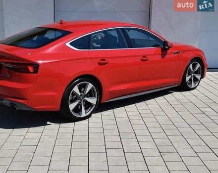 Червоний Ауді A5 Sportback, об'ємом двигуна 2 л та пробігом 45 тис. км за 30500 $, фото 1 на Automoto.ua