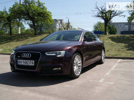 Червоний Ауді A5 Sportback, об'ємом двигуна 2 л та пробігом 165 тис. км за 16300 $, фото 1 на Automoto.ua