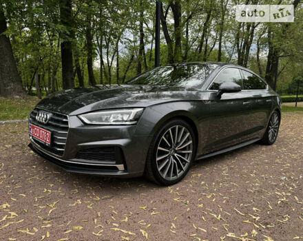 Серый Ауди A5 Sportback, объемом двигателя 2 л и пробегом 63 тыс. км за 29500 $, фото 3 на Automoto.ua