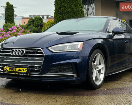 Синий Ауди A5 Sportback, объемом двигателя 2 л и пробегом 84 тыс. км за 31999 $, фото 2 на Automoto.ua