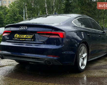Синий Ауди A5 Sportback, объемом двигателя 2 л и пробегом 84 тыс. км за 31999 $, фото 6 на Automoto.ua