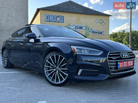 Синий Ауди A5 Sportback, объемом двигателя 2 л и пробегом 153 тыс. км за 24500 $, фото 1 на Automoto.ua
