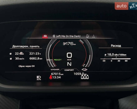 Синий Ауди e-tron GT, объемом двигателя 0 л и пробегом 67 тыс. км за 52500 $, фото 12 на Automoto.ua