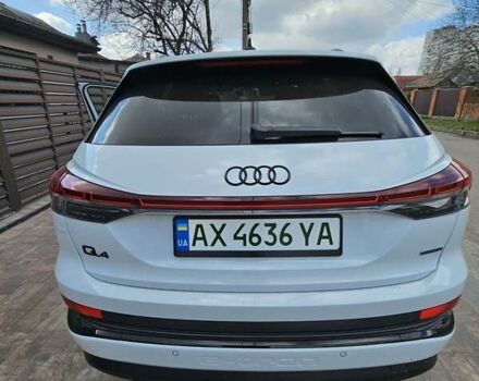 Ауди Q4 e-tron 2023 в Харькове на Automoto.ua Белый Ауди Q4 e-tron, объемом двигателя 0 л и пробегом 8 тыс. км за 29500 $, фото 2 на Automoto.ua