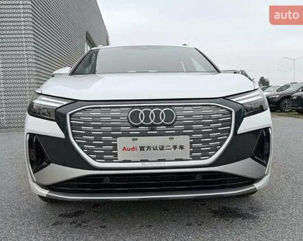 Ауди Q4 e-tron 2023 в Львове на Automoto.ua Белый Ауди Q4 e-tron, объемом двигателя 0 л и пробегом 8 тыс. км за 27000 $, фото 1 на Automoto.ua