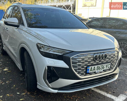 Ауди Q4 e-tron 2023 в Киеве на Automoto.ua Белый Ауди Q4 e-tron, объемом двигателя 0 л и пробегом 13 тыс. км за 38500 $, фото 1 на Automoto.ua