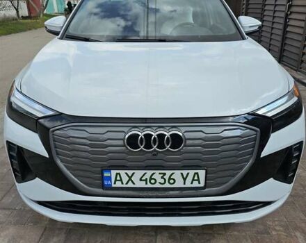 Ауди Q4 e-tron 2023 в Харькове на Automoto.ua Белый Ауди Q4 e-tron, объемом двигателя 0 л и пробегом 8 тыс. км за 29500 $, фото 7 на Automoto.ua