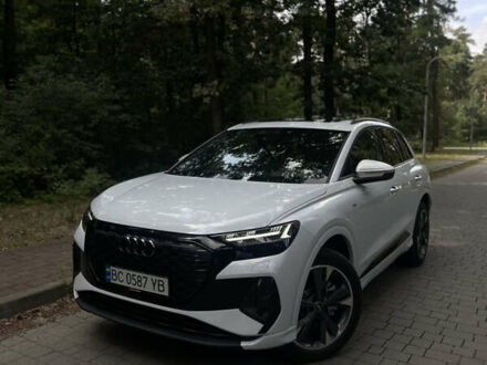 Ауди Q4 e-tron 2023 в Львове на Automoto.ua Белый Ауди Q4 e-tron, объемом двигателя 0 л и пробегом 4 тыс. км за 36300 $, фото 1 на Automoto.ua