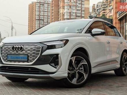 Ауді Q4 e-tron 2025 у Києві на Automoto.ua Білий Ауді Q4 e-tron, об'ємом двигуна 0 л та пробігом 1 тис. км за 30899 $, фото 1 на Automoto.ua