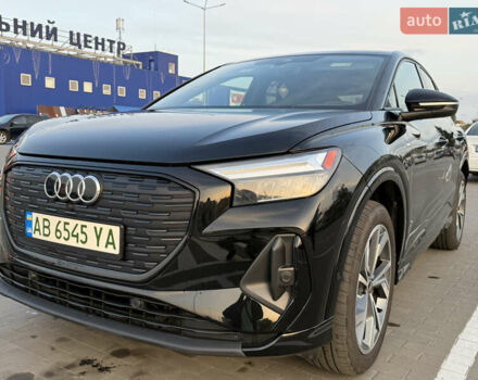 Чорний Ауді Q4 e-tron, об'ємом двигуна 0 л та пробігом 24 тис. км за 28700 $, фото 1 на Automoto.ua