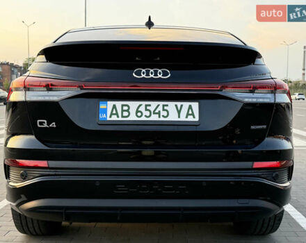 Чорний Ауді Q4 e-tron, об'ємом двигуна 0 л та пробігом 24 тис. км за 28700 $, фото 7 на Automoto.ua