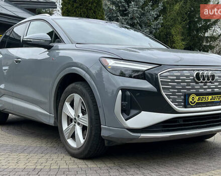 Серый Ауди Q4 e-tron, объемом двигателя 0 л и пробегом 29 тыс. км за 32990 $, фото 8 на Automoto.ua